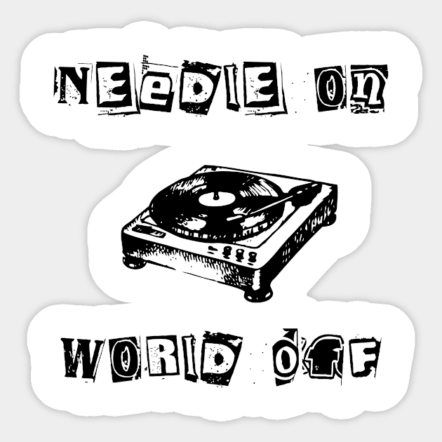 Needle On World Off Sticker by ariel161